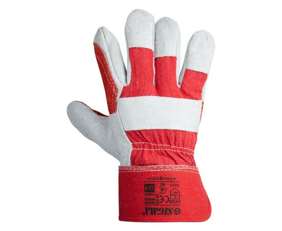 Защитные перчатки Sigma комбинированные замшевые р10.5 класс АВ (усиленная ладонь) (9448381), изображение 2