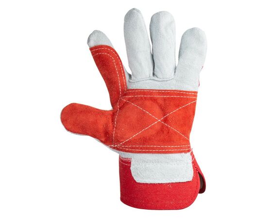 Защитные перчатки Sigma комбинированные замшевые р10.5 класс АВ (усиленная ладонь) (9448381), изображение 3