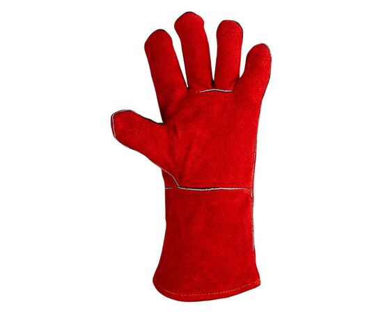 Защитные перчатки Sigma краги сварщика р10.5, класс ВС, длина 35см (красные) (9449361), изображение 3 Защитные перчатки Sigma краги сварщика р10.5, класс ВС, длина 35см (красные) (9449361), изображение 3