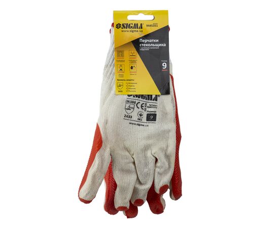 Защитные перчатки Sigma стекольщика (манжет) (9445351), изображение 4 Защитные перчатки Sigma стекольщика (манжет) (9445351), изображение 4