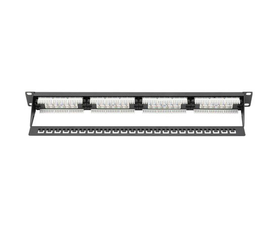 Патч-панель 19" 16хRJ-45 UTP 1U cat. 6 Class E Digitus (DN-91616U), изображение 2 Патч-панель 19" 16хRJ-45 UTP 1U cat. 6 Class E Digitus (DN-91616U), изображение 2