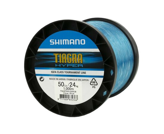 Леска Shimano Tiagra Hyper Trolling 1000m 0.86mm 80lb/37.0kg (TGHP0801000CB)