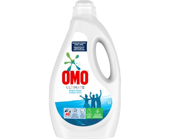Гель для прання Omo Ultimate Для видалення стійких забруднень 2 л (8710447462522)