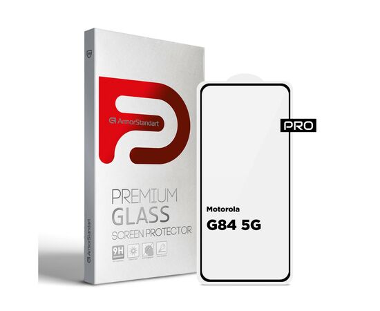 Стекло защитное Armorstandart Pro Motorola G84 5G Black (ARM70890)