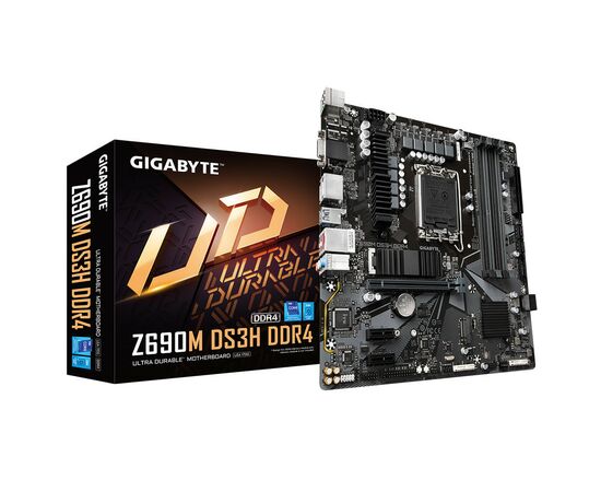 Материнская плата GIGABYTE Z690M DS3H DDR4, изображение 2 Материнская плата GIGABYTE Z690M DS3H DDR4, изображение 2