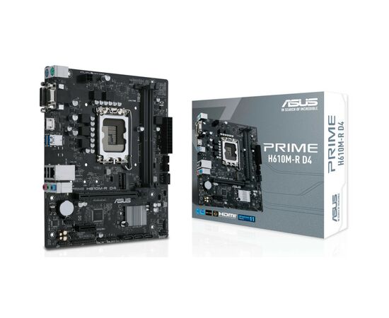 Материнская плата ASUS PRIME H610M-R D4-SI, изображение 2 Материнская плата ASUS PRIME H610M-R D4-SI, изображение 2