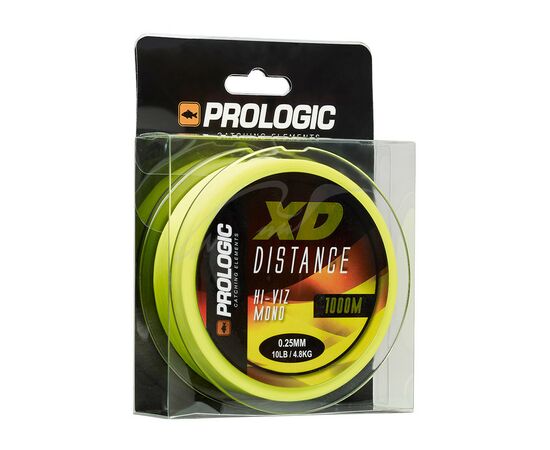 Волосінь Prologic XD Distance Mono 1000m 0.33mm 7.40kg 16Lb Hi-Viz Yellow (1846.19.16)