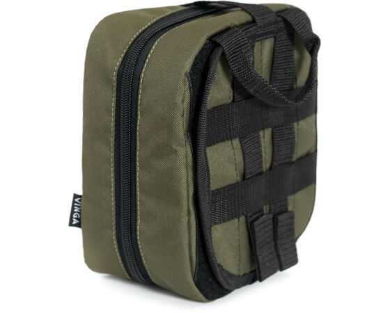 Сумка для аптечки Vinga A5 Oxford 600D PU, olive (VA5O), изображение 4 Сумка для аптечки Vinga A5 Oxford 600D PU, olive (VA5O), изображение 4