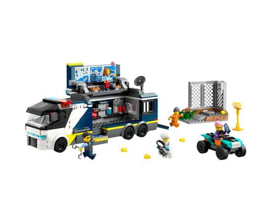 Конструктор LEGO City Передвижная полицейская криминалистическая лаборатория 674 деталей (60418), изображение 2