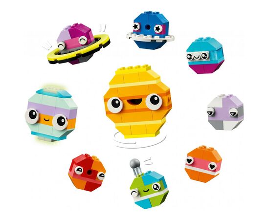 Конструктор LEGO Classic Творчі космічні обʼєкти 450 деталей (11037), зображення 10 Конструктор LEGO Classic Творчі космічні обʼєкти 450 деталей (11037), зображення 10