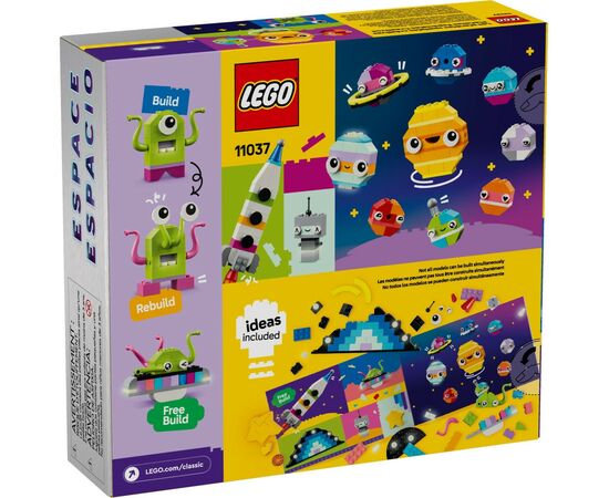 Конструктор LEGO Classic Творчі космічні обʼєкти 450 деталей (11037), зображення 12 Конструктор LEGO Classic Творчі космічні обʼєкти 450 деталей (11037), зображення 12