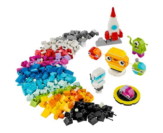 Конструктор LEGO Classic Творчі космічні обʼєкти 450 деталей (11037), зображення 2 Конструктор LEGO Classic Творчі космічні обʼєкти 450 деталей (11037), зображення 2