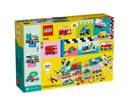 Конструктор LEGO Classic Творческие транспортные средства 900 деталей (11036), изображение 12 Конструктор LEGO Classic Творческие транспортные средства 900 деталей (11036), изображение 12
