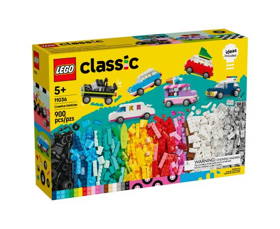 Конструктор LEGO Classic Творческие транспортные средства 900 деталей (11036)