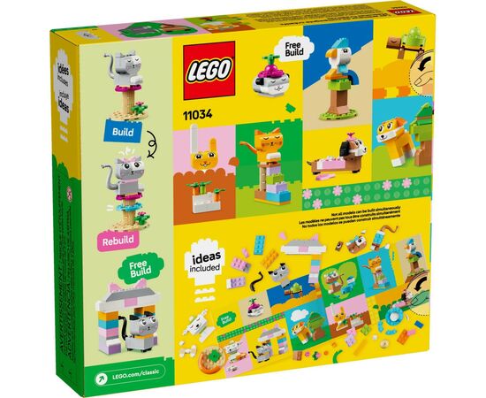Конструктор LEGO Classic Творческие питомцы 450 деталей (11034), изображение 12 Конструктор LEGO Classic Творческие питомцы 450 деталей (11034), изображение 12
