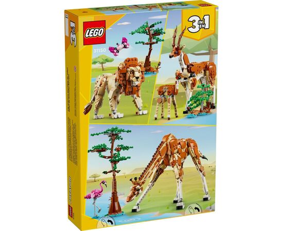 Конструктор LEGO Creator Дикие животные сафари 780 деталей (31150), изображение 10 Конструктор LEGO Creator Дикие животные сафари 780 деталей (31150), изображение 10