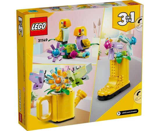 Конструктор LEGO Creator Квіти в лійці 420 деталей (31149), зображення 8 Конструктор LEGO Creator Квіти в лійці 420 деталей (31149), зображення 8