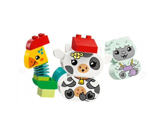 Конструктор LEGO DUPLO My First Потяг тваринок 19 деталей (10412), зображення 3 Конструктор LEGO DUPLO My First Потяг тваринок 19 деталей (10412), зображення 3