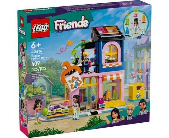Конструктор LEGO Friends Крамниця вінтажного одягу 409 деталей (42614)