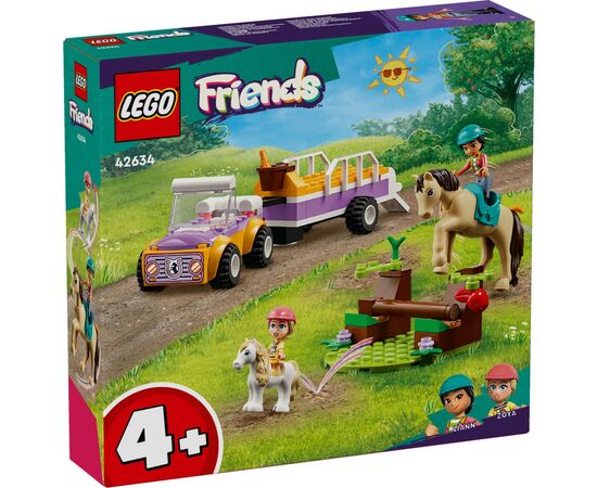 Конструктор LEGO Friends Причіп для коня й поні 105 деталей (42634)