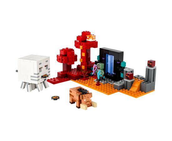 Конструктор LEGO Minecraft Засада у портала в Нижний мир 352 деталей (21255), изображение 2 Конструктор LEGO Minecraft Засада у портала в Нижний мир 352 деталей (21255), изображение 2