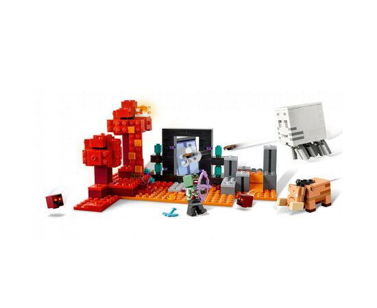 Конструктор LEGO Minecraft Засада у портала в Нижний мир 352 деталей (21255), изображение 4 Конструктор LEGO Minecraft Засада у портала в Нижний мир 352 деталей (21255), изображение 4