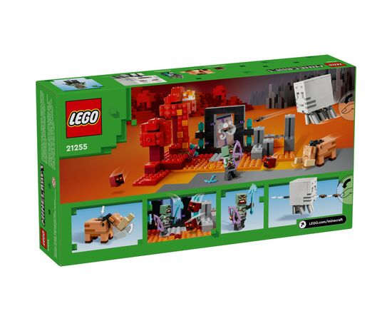 Конструктор LEGO Minecraft Засада у портала в Нижний мир 352 деталей (21255), изображение 9 Конструктор LEGO Minecraft Засада у портала в Нижний мир 352 деталей (21255), изображение 9