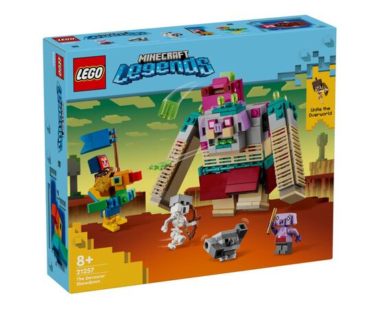 Конструктор LEGO Minecraft Схватка с пожирателем 420 деталей (21257)