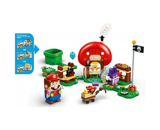 Конструктор LEGO Super Mario Nabbit в лавке Toad. Дополнительный набор 230 деталей (71429), изображение 6 Конструктор LEGO Super Mario Nabbit в лавке Toad. Дополнительный набор 230 деталей (71429), изображение 6