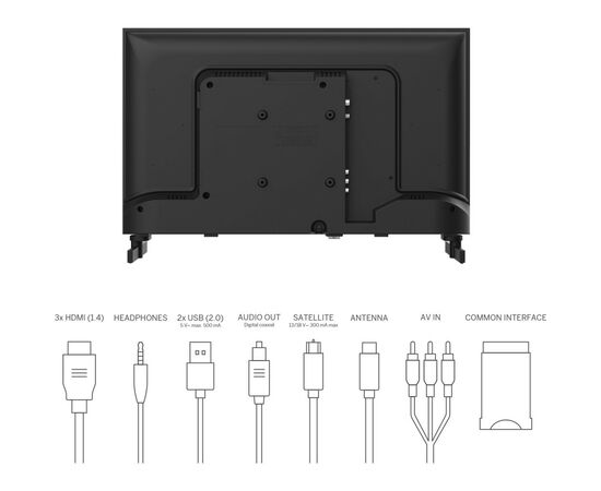 Телевизор THOMSON 24HD2S13, изображение 6 Телевизор THOMSON 24HD2S13, изображение 6