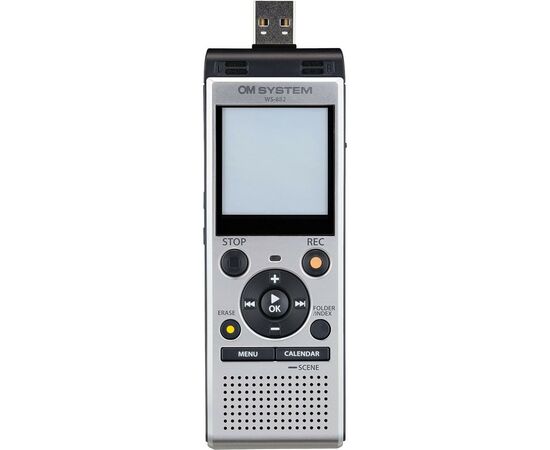 Цифровой диктофон Olympus OM SYSTEM WS-882 Silver (4GB) (V420330SE000), изображение 2 Цифровой диктофон Olympus OM SYSTEM WS-882 Silver (4GB) (V420330SE000), изображение 2