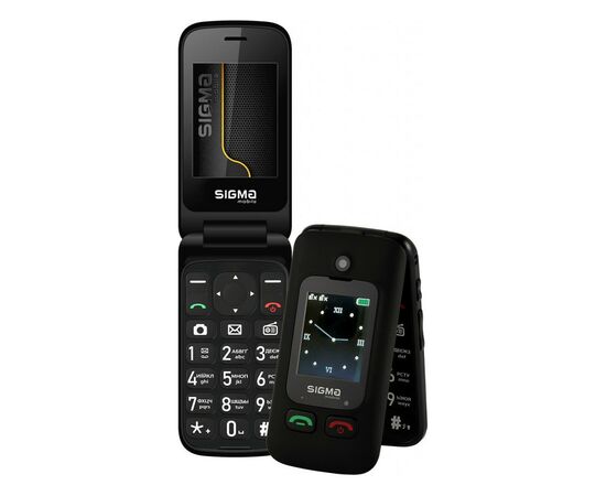 Мобильный телефон Sigma Comfort 50 Shell Duo Type-C Black (4827798212523), изображение 4 Мобильный телефон Sigma Comfort 50 Shell Duo Type-C Black (4827798212523), изображение 4
