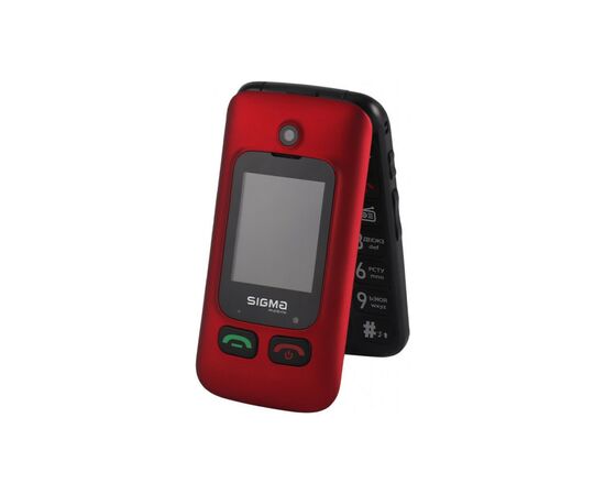 Мобильный телефон Sigma Comfort 50 Shell Duo Type-C Red Black (4827798212516), изображение 3 Мобильный телефон Sigma Comfort 50 Shell Duo Type-C Red Black (4827798212516), изображение 3