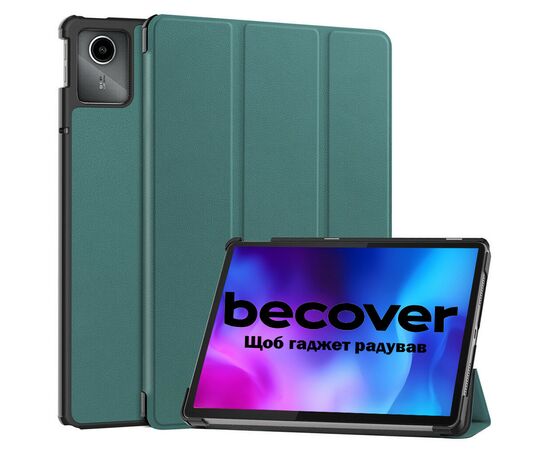 Чехол для планшета BeCover Smart Case Lenovo Tab M11 (2024) TB-TB330FU/Xiaoxin Pad 11 (2024) 11" Dark Green (710456), изображение 2 Чехол для планшета BeCover Smart Case Lenovo Tab M11 (2024) TB-TB330FU/Xiaoxin Pad 11 (2024) 11" Dark Green (710456), изображение 2
