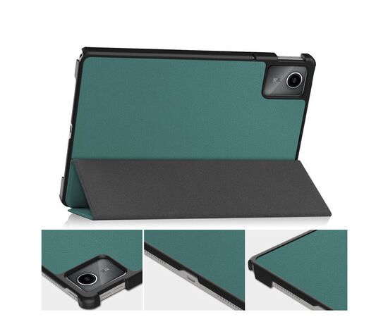 Чехол для планшета BeCover Smart Case Lenovo Tab M11 (2024) TB-TB330FU/Xiaoxin Pad 11 (2024) 11" Dark Green (710456), изображение 5 Чехол для планшета BeCover Smart Case Lenovo Tab M11 (2024) TB-TB330FU/Xiaoxin Pad 11 (2024) 11" Dark Green (710456), изображение 5