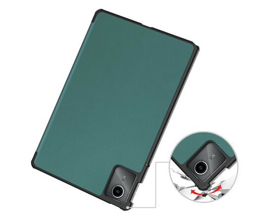 Чехол для планшета BeCover Smart Case Lenovo Tab M11 (2024) TB-TB330FU/Xiaoxin Pad 11 (2024) 11" Dark Green (710456), изображение 6 Чехол для планшета BeCover Smart Case Lenovo Tab M11 (2024) TB-TB330FU/Xiaoxin Pad 11 (2024) 11" Dark Green (710456), изображение 6