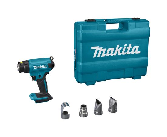 Строительный фен Makita LXT, 18V, кейс (без АКБ и ЗУ) (DHG180ZK), изображение 4 Строительный фен Makita LXT, 18V, кейс (без АКБ и ЗУ) (DHG180ZK), изображение 4