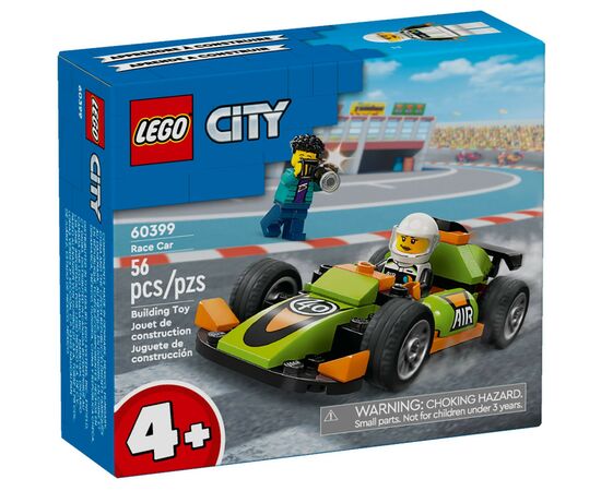 Конструктор LEGO City Зеленый автомобиль для гонок 56 деталей (60399)
