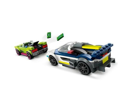 Конструктор LEGO City Преследование маслкара на полицейском автомобиле 213 деталей (60415), изображение 5 Конструктор LEGO City Преследование маслкара на полицейском автомобиле 213 деталей (60415), изображение 5