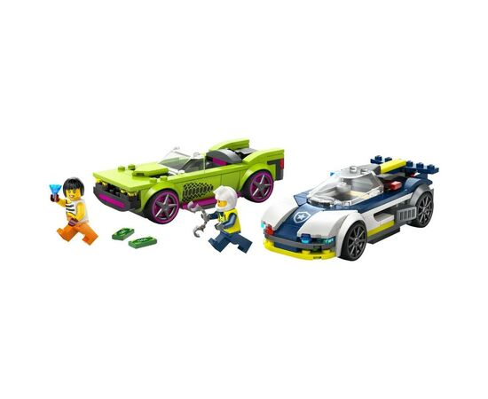 Конструктор LEGO City Преследование маслкара на полицейском автомобиле 213 деталей (60415), изображение 7 Конструктор LEGO City Преследование маслкара на полицейском автомобиле 213 деталей (60415), изображение 7