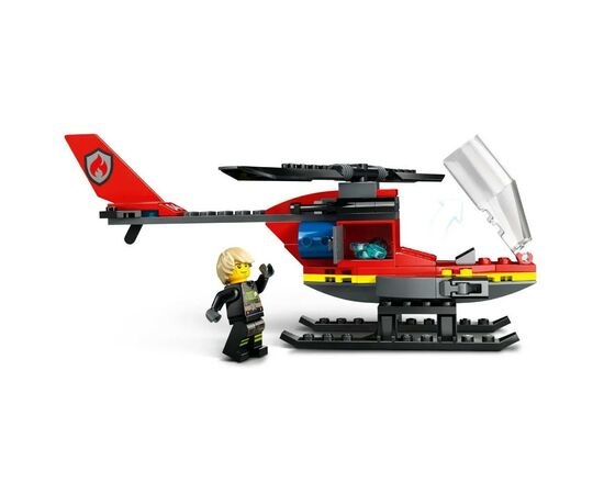 Конструктор LEGO City Пожарный спасательный вертолет 85 деталей (60411), изображение 5 Конструктор LEGO City Пожарный спасательный вертолет 85 деталей (60411), изображение 5