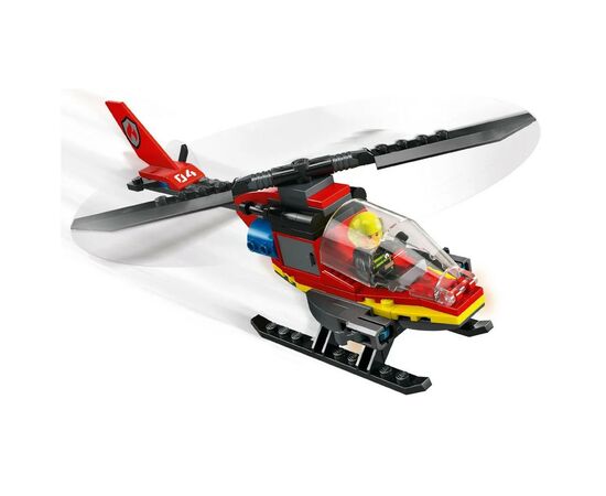 Конструктор LEGO City Пожарный спасательный вертолет 85 деталей (60411), изображение 6 Конструктор LEGO City Пожарный спасательный вертолет 85 деталей (60411), изображение 6