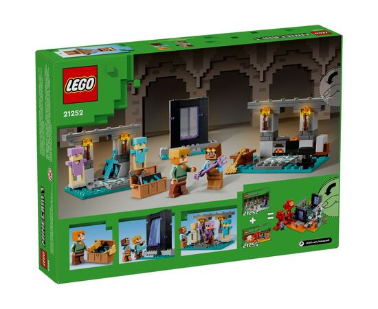 Конструктор LEGO Minecraft Оружейная мастерская 203 деталей (21252), изображение 8