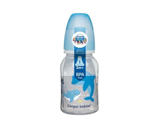 Бутылочка для кормления Canpol babies LOVE&SEA 120 мл PP голубая (59/300), изображение 3 Бутылочка для кормления Canpol babies LOVE&SEA 120 мл PP голубая (59/300), изображение 3