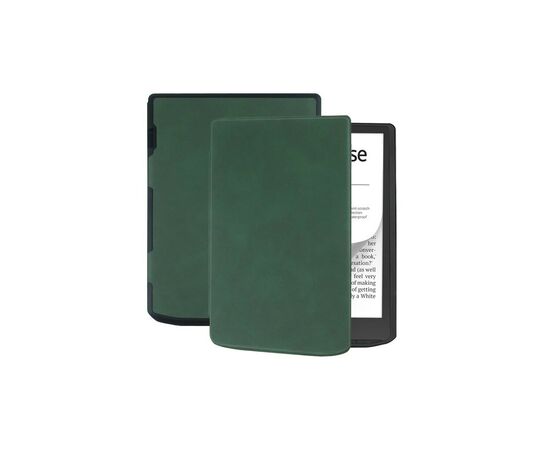Чехол для электронной книги BeCover Smart Case PocketBook 629 Verse / 634 Verse Pro 6" Dark Green (710453), изображение 2 Чехол для электронной книги BeCover Smart Case PocketBook 629 Verse / 634 Verse Pro 6" Dark Green (710453), изображение 2