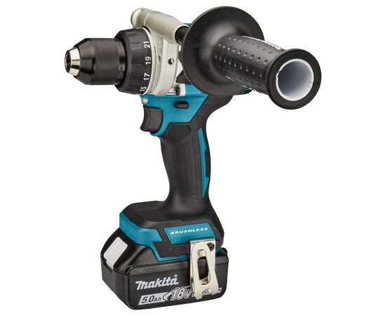 Шуруповерт Makita LXT, 18V, 2x5Ah, DC18RC, Makpac (DDF486RTJ)