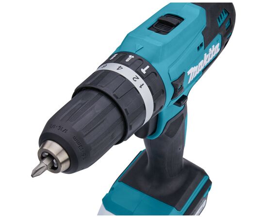 Шуруповерт Makita с ударом, 18V G-Seriesт, 2x1,5Ah, кейс, 42/24Нм (HP488D002), изображение 4 Шуруповерт Makita с ударом, 18V G-Seriesт, 2x1,5Ah, кейс, 42/24Нм (HP488D002), изображение 4