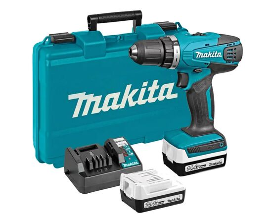 Шуруповерт Makita 14.4V G-Series, 2x1.5Ah, 30/15Нм, кейс (DF347D001)
