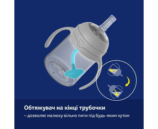 Поильник-непроливайка Lovi с трубочкой и утяжелителем 150 мл - зеленая (35/364), изображение 10