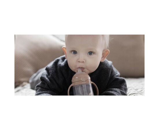 Поильник-непроливайка Lovi с трубочкой и утяжелителем 150 мл - коричневая (35/363), изображение 5 Поильник-непроливайка Lovi с трубочкой и утяжелителем 150 мл - коричневая (35/363), изображение 5